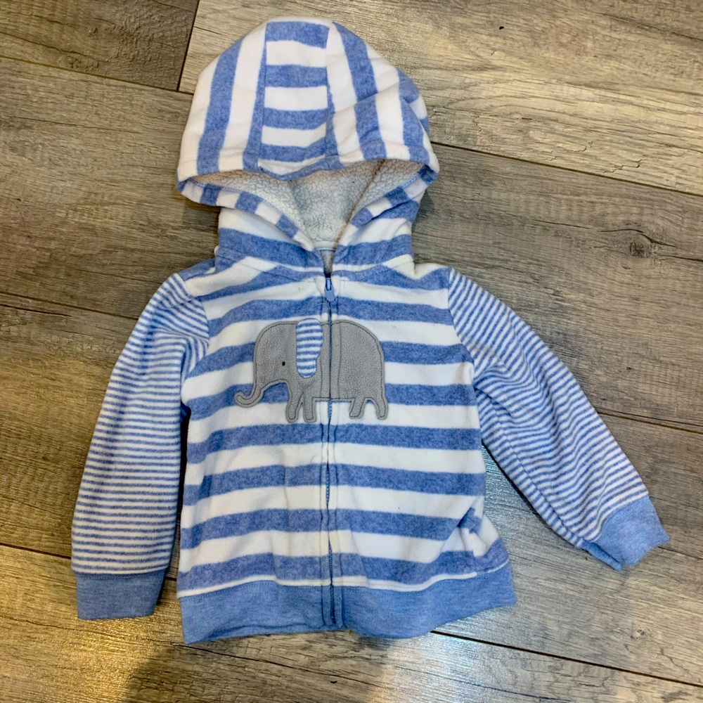 Warm fuzzy zip up